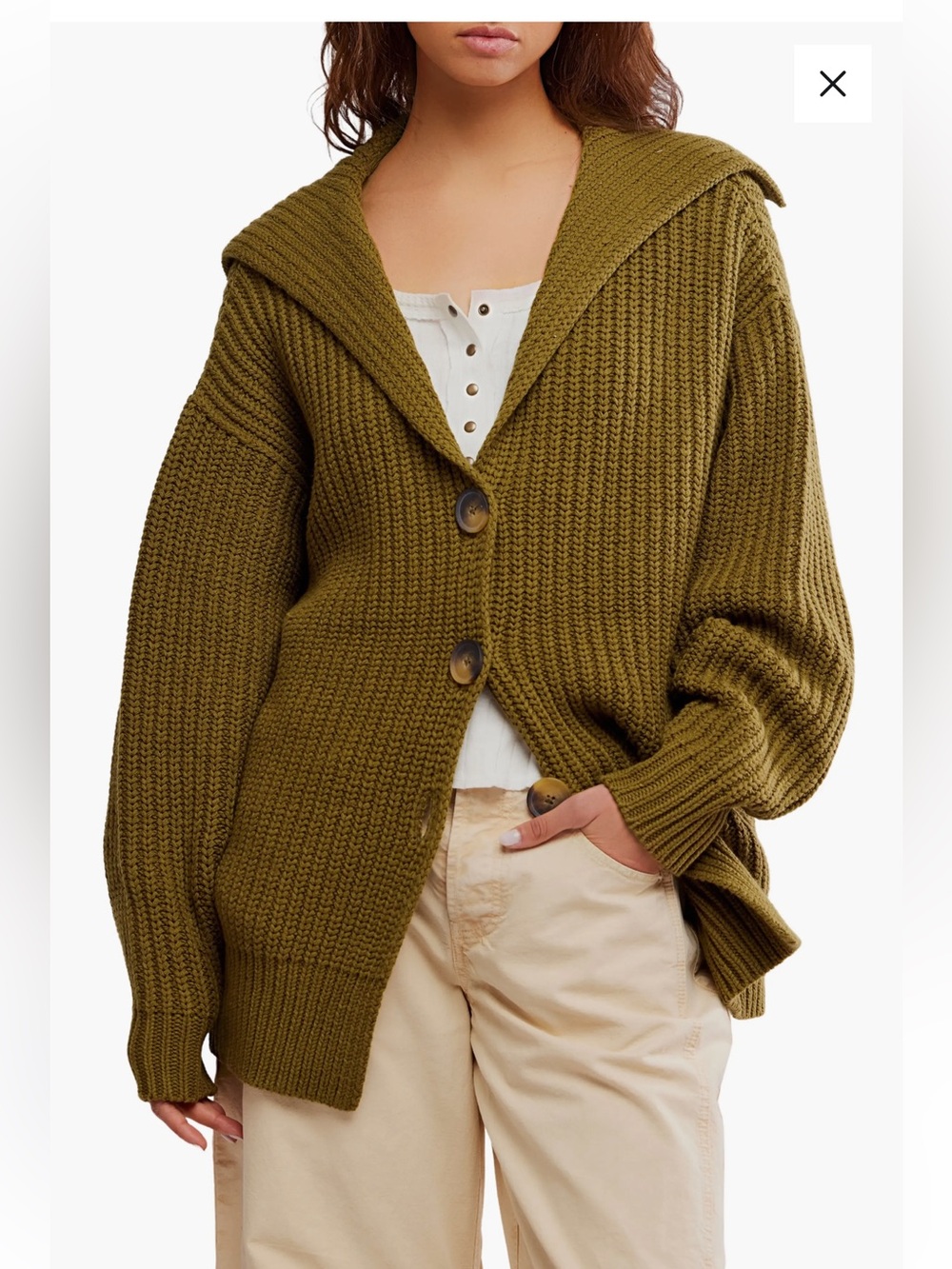 Free People Swim Too Deep Cardi NWOT